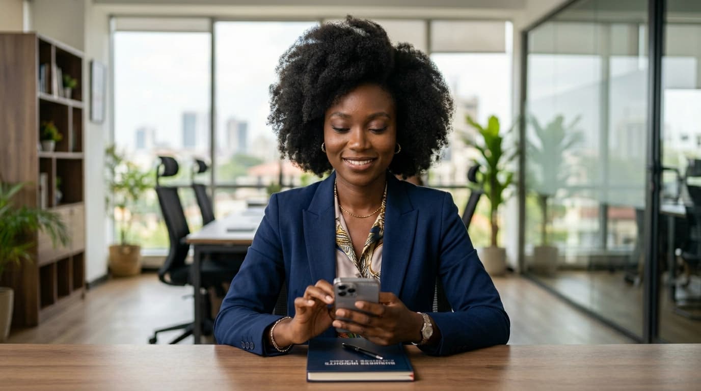 Professional working