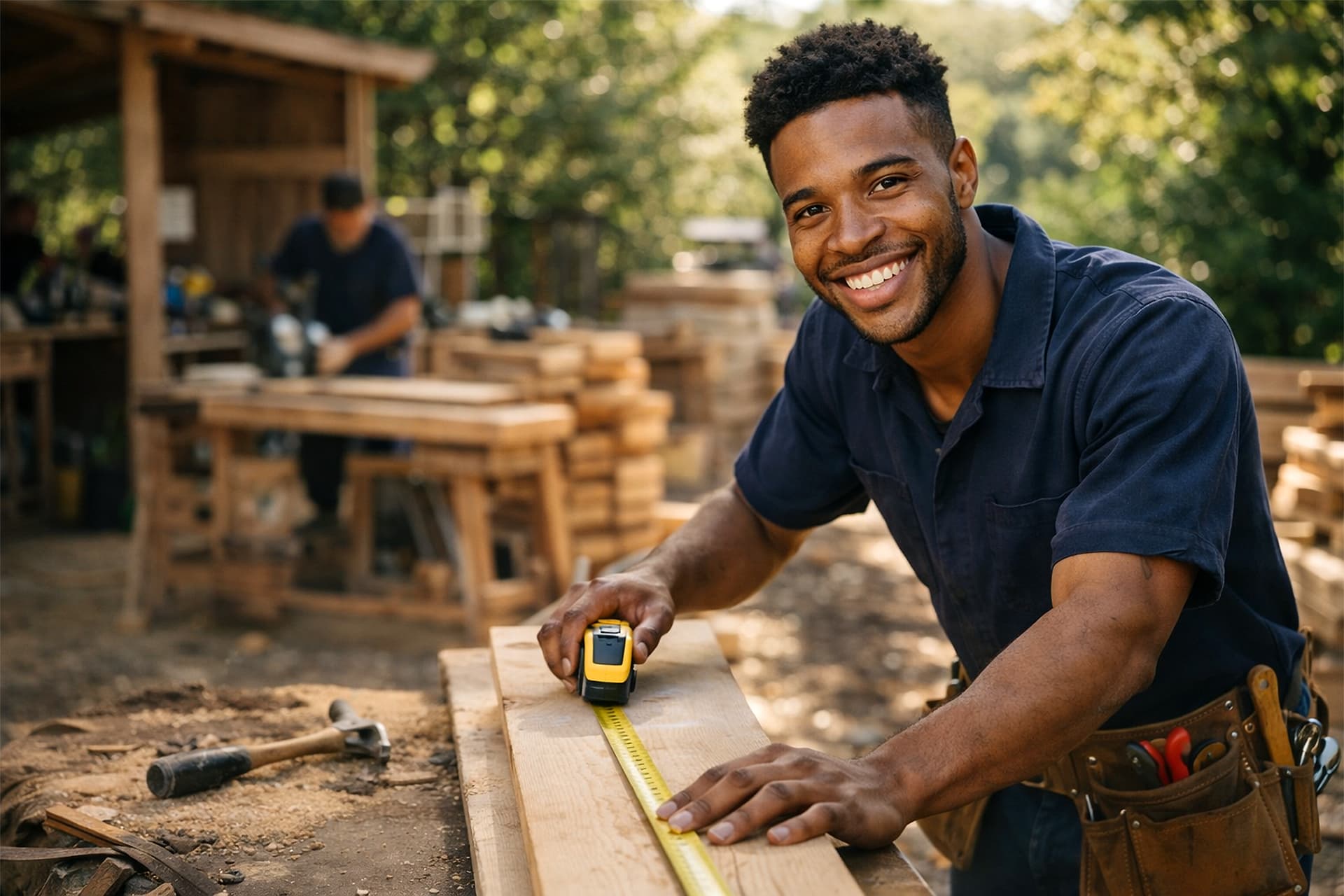 Artisan expert repairing machinery